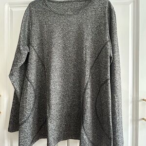 Gray Women's Athletic Top